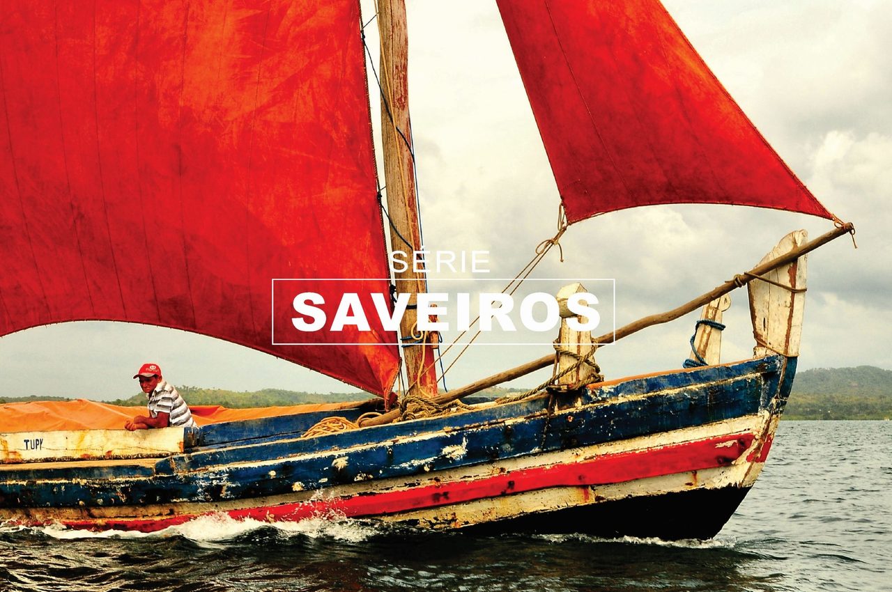 Os Saveiros da Bahia em toda sua beleza e cores fortes 