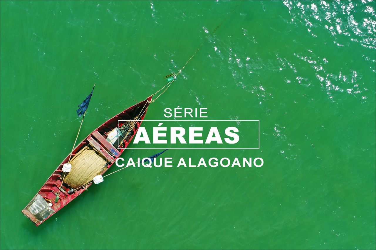 Os Caiques Alagoanos e suas cores visto de cima