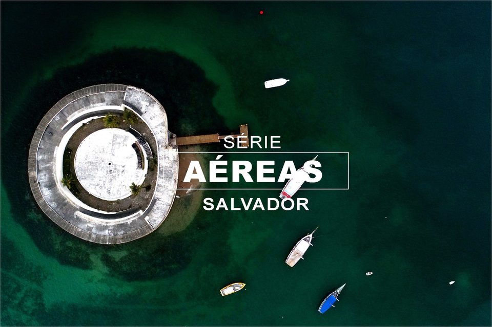 Salvador com suas cores e encantos visto de cima